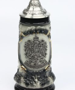 Alternative view of Hopfenschild schwarz 0,7l, Zinnrelief Germany Adler