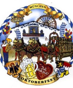 100 Oktoberfest  rund   Kordelrand